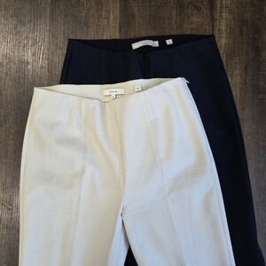 Vince Pants High-Rise Ponte Classic Tailored Ankle slits (2)